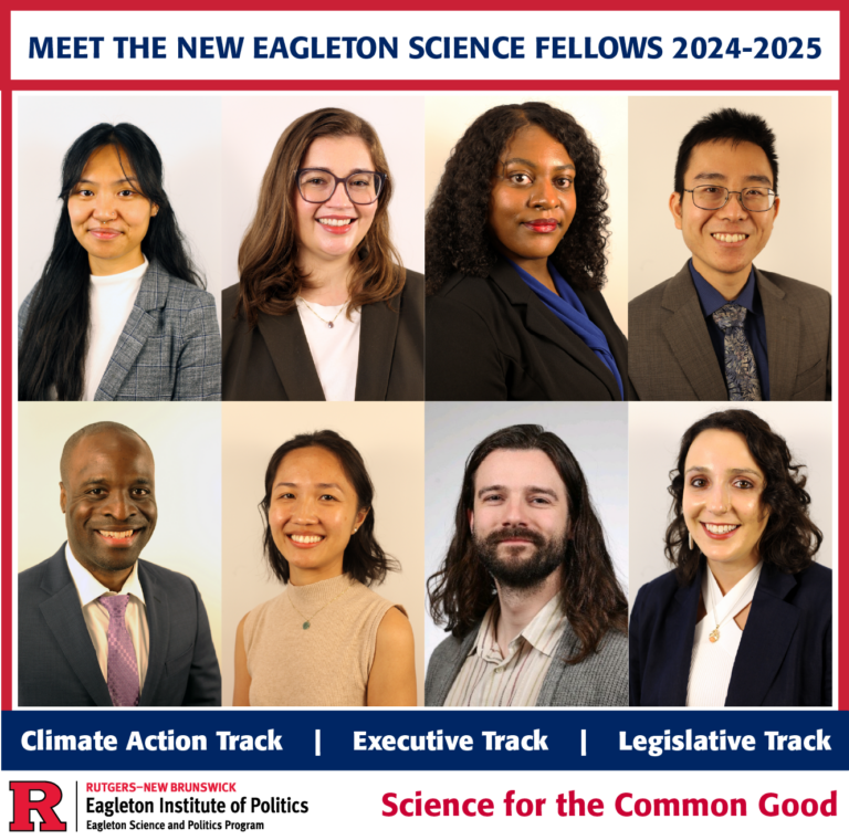 Eagleton Institute Supports Eight Scientists In Bridging The Gap ...