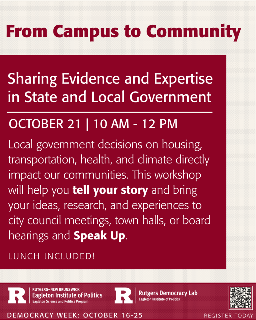 Campus to Community | Sharing Evidence and Expertise in State and Local Government